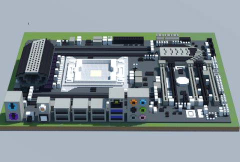 Материнская плата Intel X79A-GD45 Plus в Майнкрафт — скриншот 2