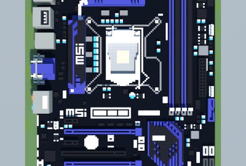 Материнская плата Intel ZH77A-G43 Plus в Майнкрафт