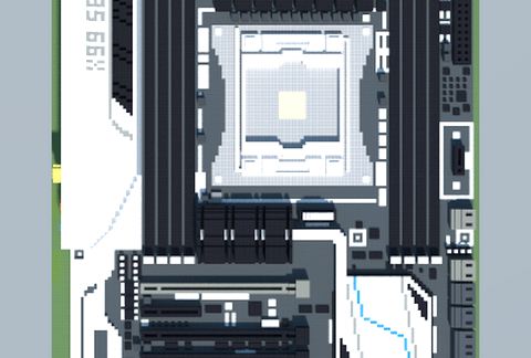 Материнская плата Intel X99-DELUXE в Майнкрафт