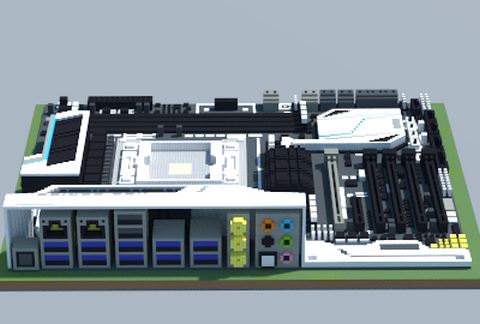 Материнская плата Intel X99-DELUXE в Майнкрафт — скриншот 2
