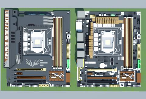 Компьютерный корпус Intel Z97 Gryphon Armor Edition в Майнкрафт — скриншот 3