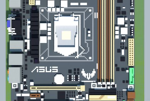 Материнская плата Intel B85 Vanguard в стиле ASUS TUF