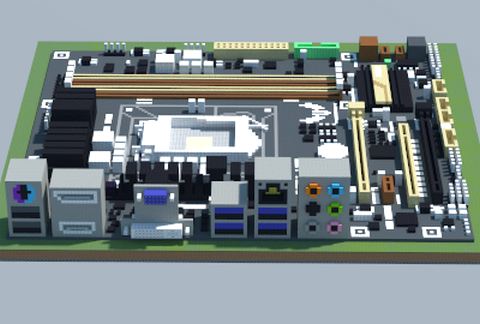 Материнская плата Intel B85 Vanguard в стиле ASUS TUF — скриншот 2