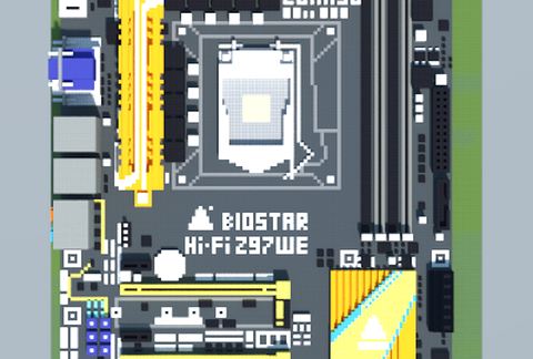 Современный дом в стиле материнской платы Intel Z97WE Hi-Fi