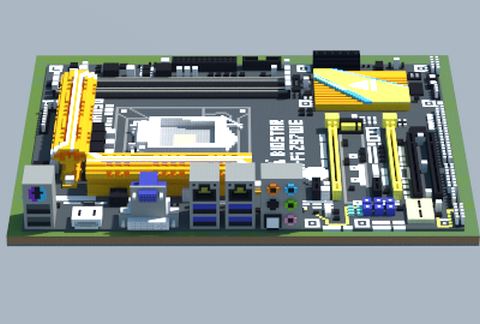 Современный дом в стиле материнской платы Intel Z97WE Hi-Fi — скриншот 2