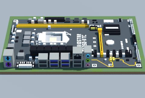 Материнская плата Intel TB250-BTC от BIOSTAR в Майнкрафте — скриншот 2