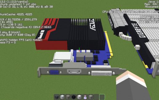 Компактная видеокарта NVIDIA GeForce GT 430 DirectCU в Майнкрафт — скриншот 2