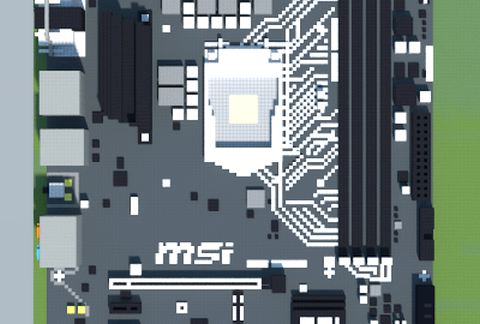 Материнская плата Intel C236M для рабочего сервера в Майнкрафт