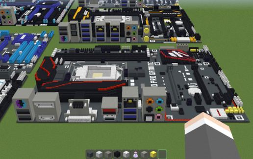 Материнская плата Intel H170 PRO GAMING в Майнкрафт — скриншот 2