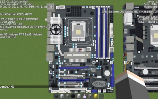 Материнская плата Intel X58 Extreme3 в Майнкрафт