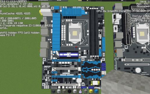 Материнская плата Intel P8Z77-V PREMIUM в Майнкрафт