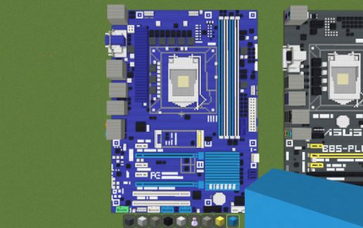 Материнская плата Intel Z77-D3H в Майнкрафт