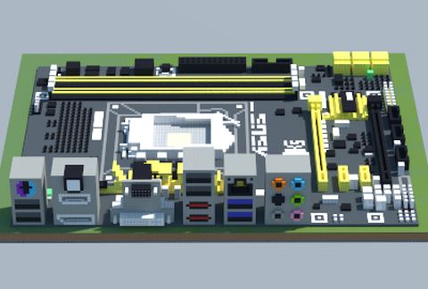 Материнская плата Intel H87M-PRO в Майнкрафт — скриншот 2