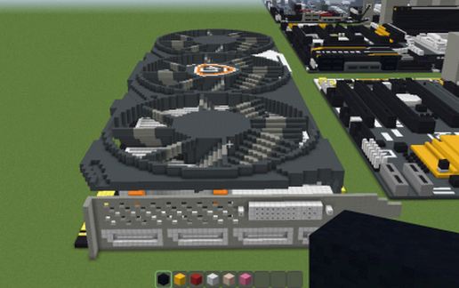 Карта видеокарты NVIDIA GeForce GTX 970 XTREME GAMING в Майнкрафт — скриншот 2