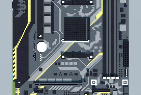 Игровой системный блок в стиле ASUS TUF
