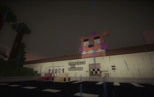 Карта Fnaf 6 для Майнкрафт с элементами Tjoc — скриншот 3