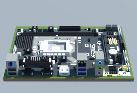 Материнская плата Intel H110M-D для сборки в Майнкрафт — скриншот 2