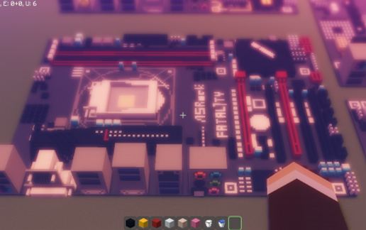 Плата Intel H87-PERFORMANCE в Майнкрафт — скриншот 2