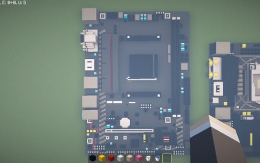 Материнская плата AMD A320M-GRENADE для Майнкрафт-моддинга