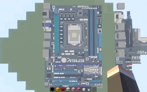 Материнская плата Intel P8H77-V в Майнкрафт — скриншот 2