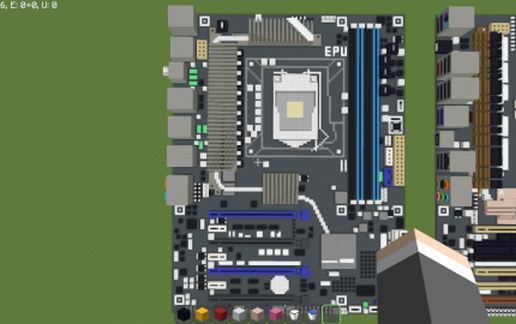 Материнская плата Intel P8P67-WS Revolution в Майнкрафт
