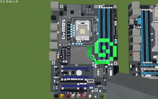 Материнская плата Intel X58 PRO-E в Майнкрафт