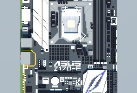 Материнская плата Intel Z170-E в Майнкрафт