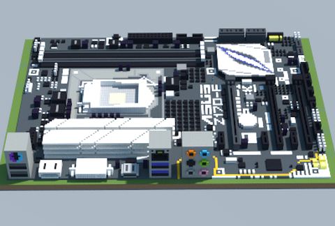 Материнская плата Intel Z170-E в Майнкрафт — скриншот 2