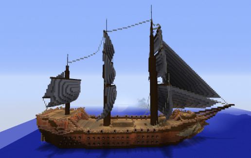 Драконоподобная постройка Wyvern для Майнкрафт — скриншот 2