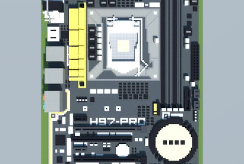 Материнская плата Intel H97-PRO от ASUS в Майнкрафт