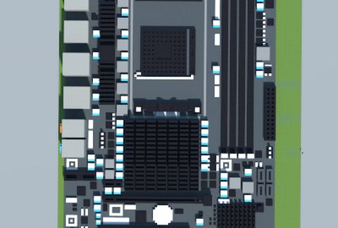 Компьютерная плата AMD 970 Pro3 R2.0 в Майнкрафт