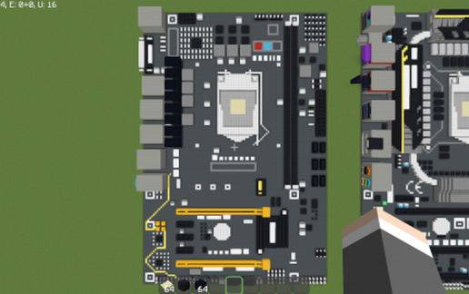 Сборка Intel TB150 PRO (BIOSTAR) в стиле Майнкрафт