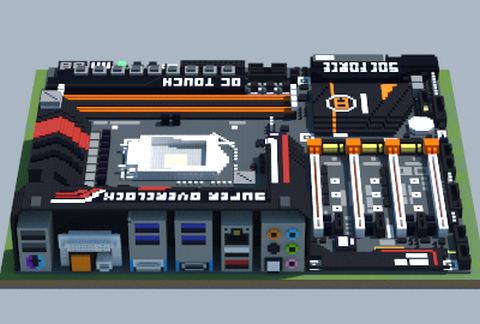 Материнская плата Intel Z170X-SOC FORCE в Майнкрафт — скриншот 2
