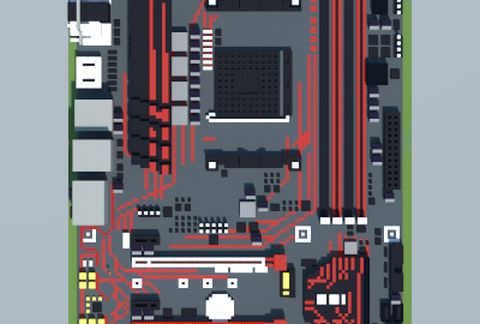 Материнская плата AMD B350 Gaming Plus в Майнкрафт