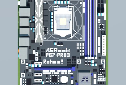 Материнская плата Intel P67-Pro3 в Майнкрафт