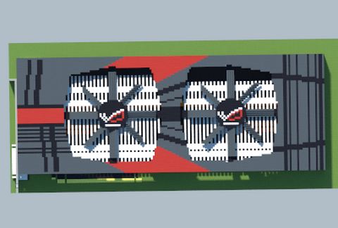 Футуристическая постройка GTX 580 MARS II в стиле ASUS ROG