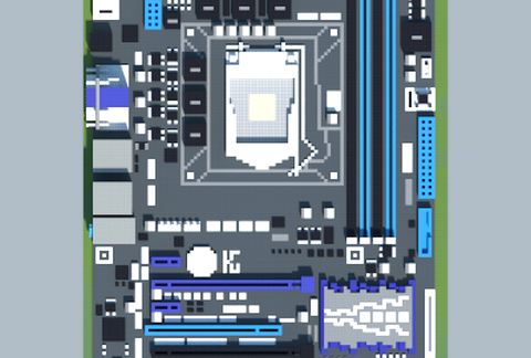 Материнская плата Intel P8Z77-V LX в Майнкрафт
