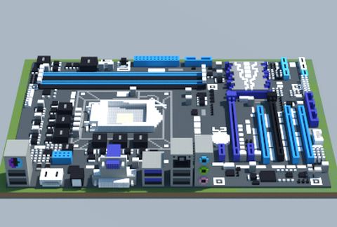 Материнская плата Intel P8Z77-V LX в Майнкрафт — скриншот 2