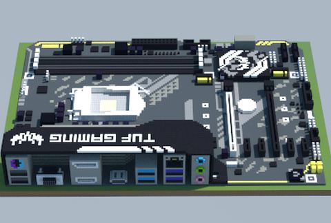 Игровой компьютер ASUS TUF H370-PRO в Майнкрафт — скриншот 2