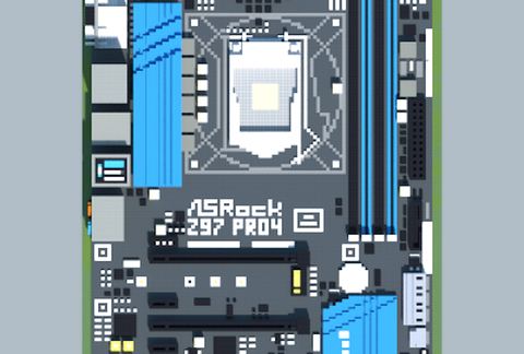 Компьютерная материнская плата Intel Z97-Pro4 в Майнкрафт