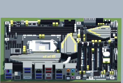 Материнская плата ASRock Z77 Extreme9 в Майнкрафт — скриншот 2