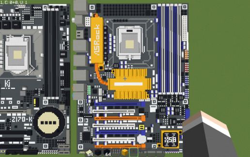 Серверный суперкомпьютер Intel X58 в Майнкрафт