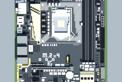 Материнская плата Intel H170M-PLUS из Майнкрафта