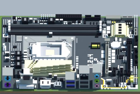 Материнская плата Intel H170M-PLUS из Майнкрафта — скриншот 2