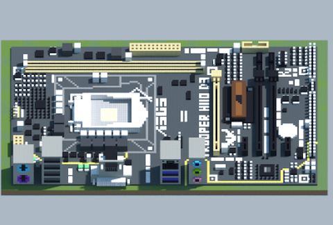 Современный техно-дом в стиле ASUS TUF — скриншот 2
