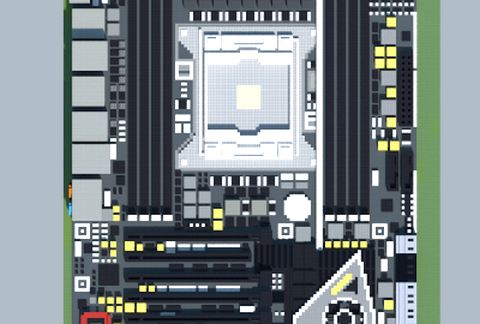 Материнская плата Intel X79-Extreme11 в Майнкрафте