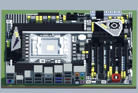 Материнская плата Intel X79-Extreme11 в Майнкрафте — скриншот 2