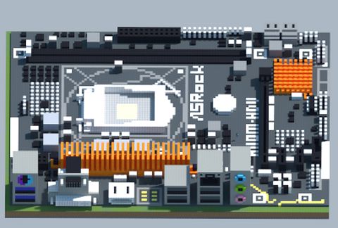Материнская плата Intel H110M-HDV для сборки Майнкрафт ПК — скриншот 2