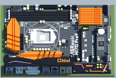 Современная материнская плата Intel H170-Pro4 для Майнкрафта — скриншот 2
