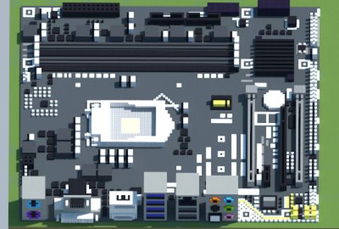 Материнская плата Intel Q170M-D3H-GSM от Gigabyte в Майнкрафт — скриншот 2